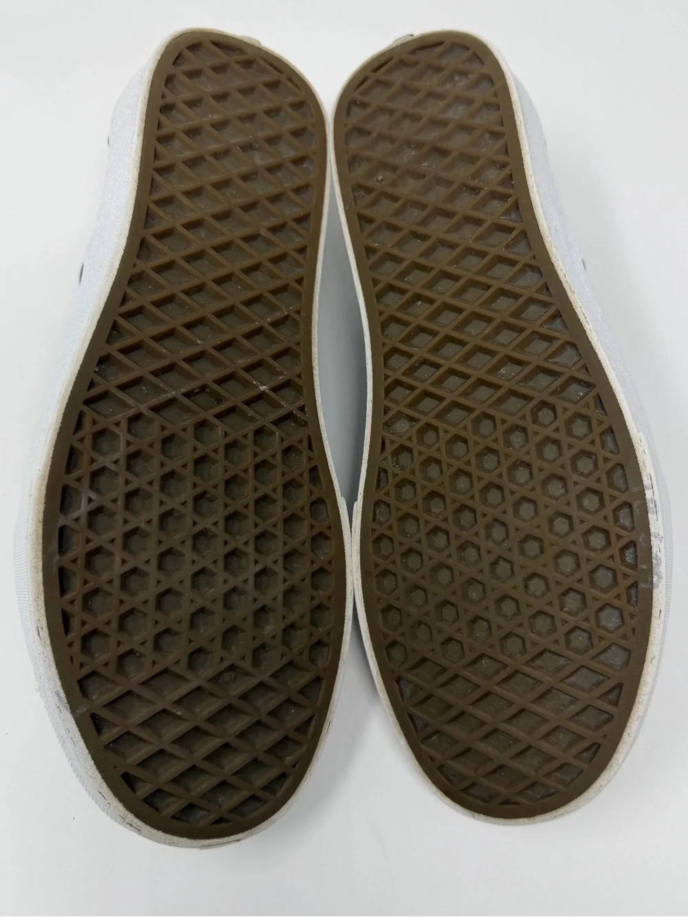 Men’s Vans Slip-On Checkerboard Sneakers - Black & Gray Sz. 6.5